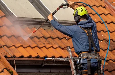 Démoussage et hydrofuge de toiture à Saint-Genès-Champespe